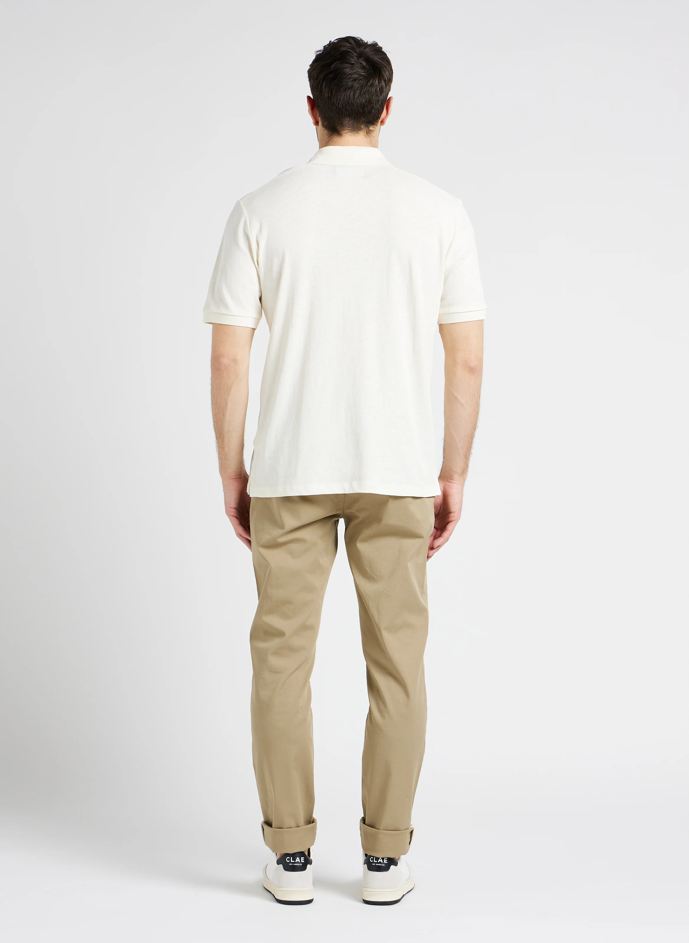 MALONE - Baskets basses en cuir| Blanc