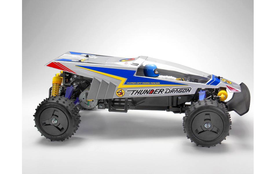 Buggy Thunder Dragon 4WD, Bausatz, 1:10<br>Neuauflage des Thunder Dragon Buggys von 1988
