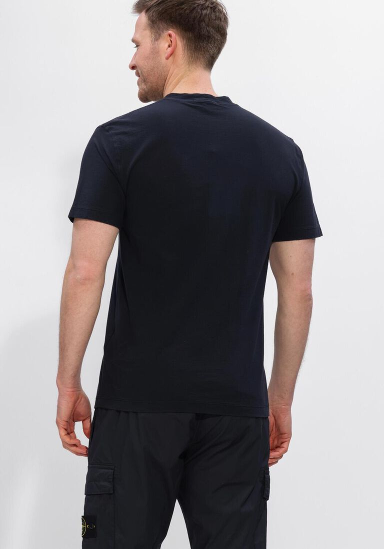 donkerblauwe stone island t-shirt ss t-shirt s0f11