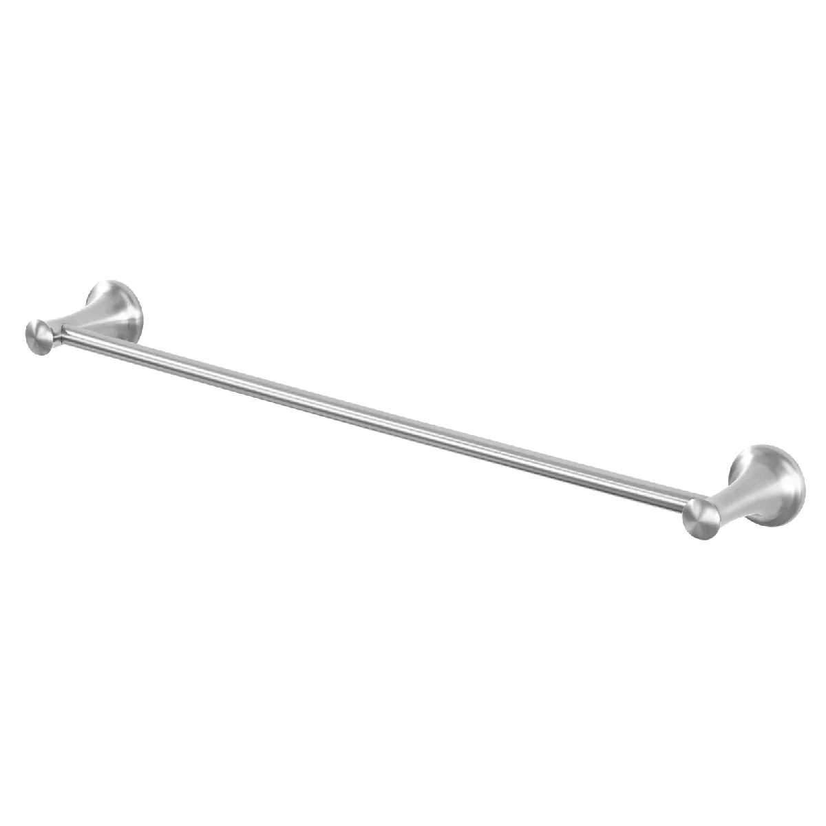 Auralum MAX AURALUM-MAX Barre porte-serviette unique 24 pouces - Acier inoxydable - Noir mat