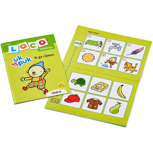 Uitgeverij zwijsen loco bambino uk & puk - ik ga rijmen