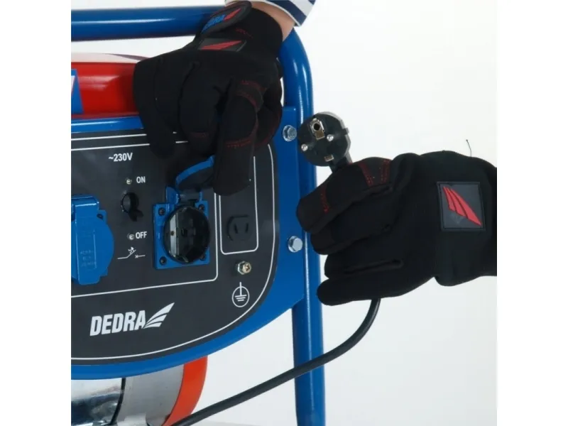 DEDRA DEGB2510, 2000 W, 230 V, 15 L, Benzin, Vejledning, 50 Hz