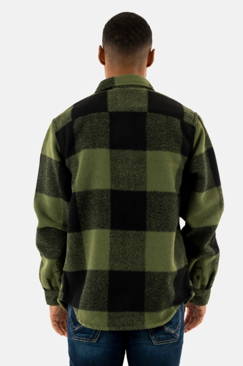 Chemise vans denby fuzzy can1 black/lodn green