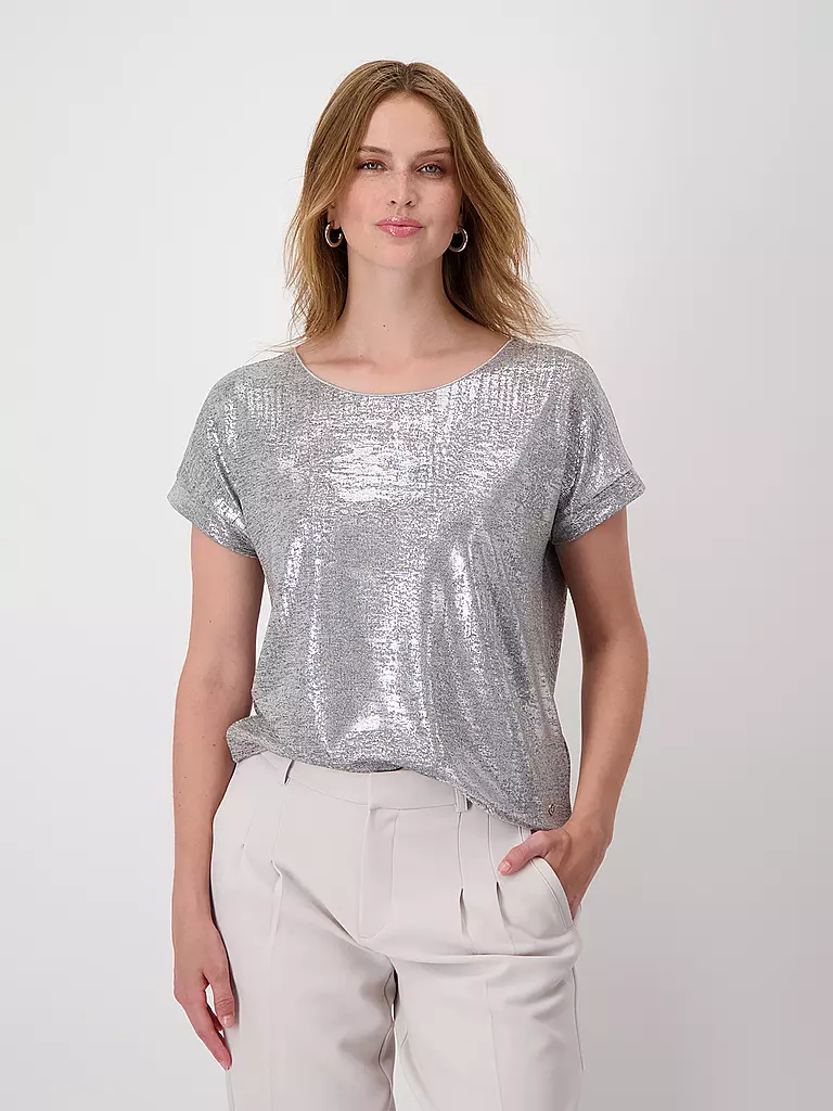 MONARI T-Shirt silber