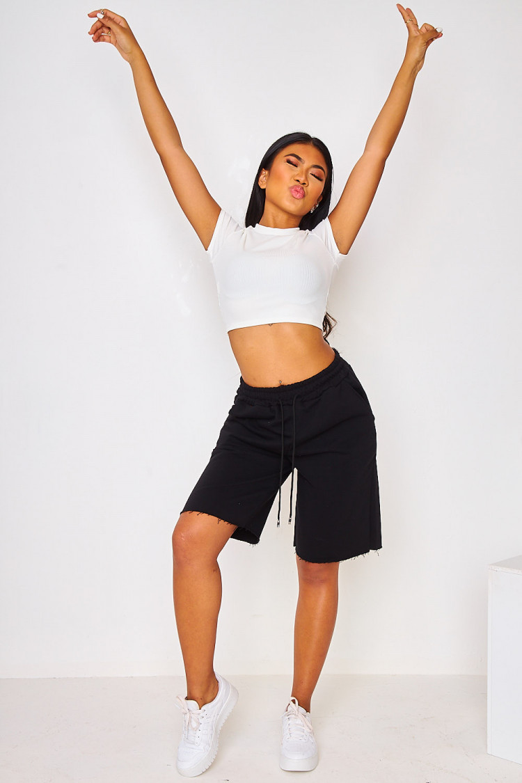 Short long molletonné noir
