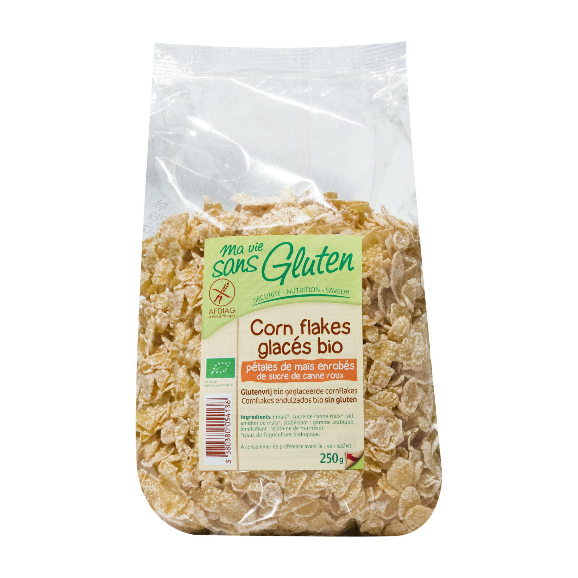 Ma Vie Sans Gluten Corn Flakes<br>250 g, gezuckert
