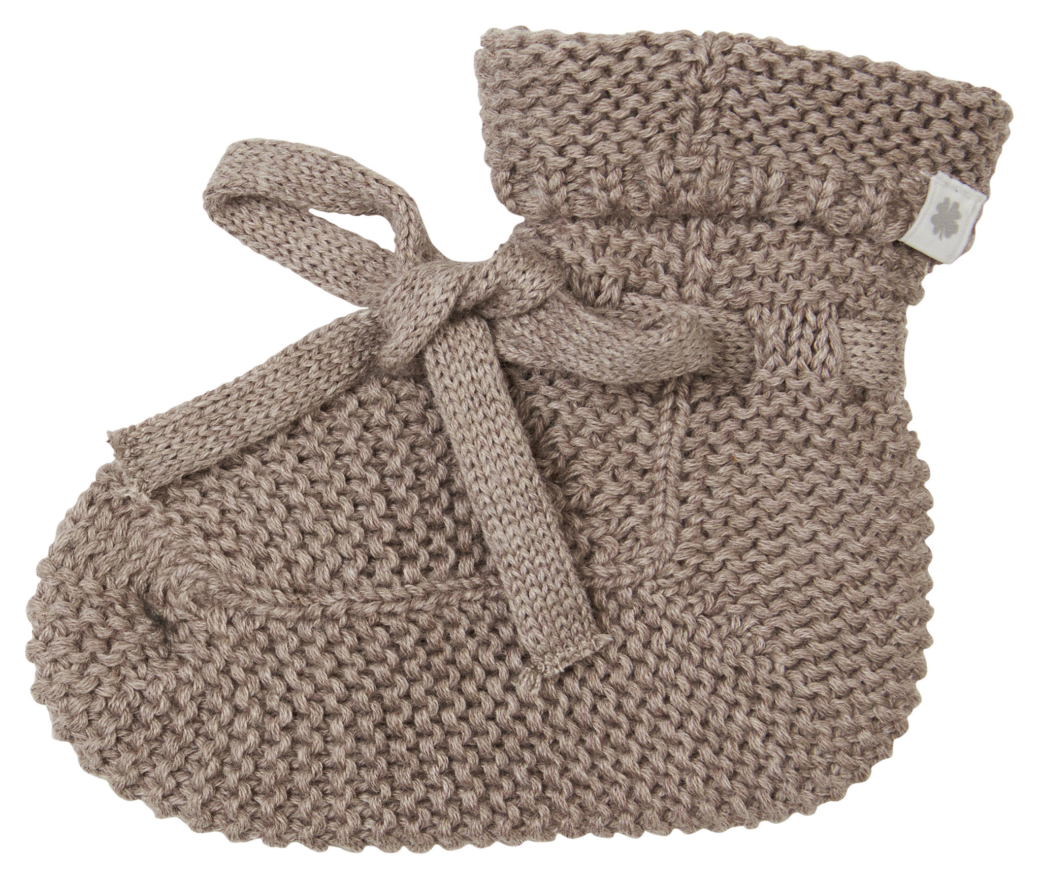 Noppies Noppies slofjes knit Nelson taupe melange one size