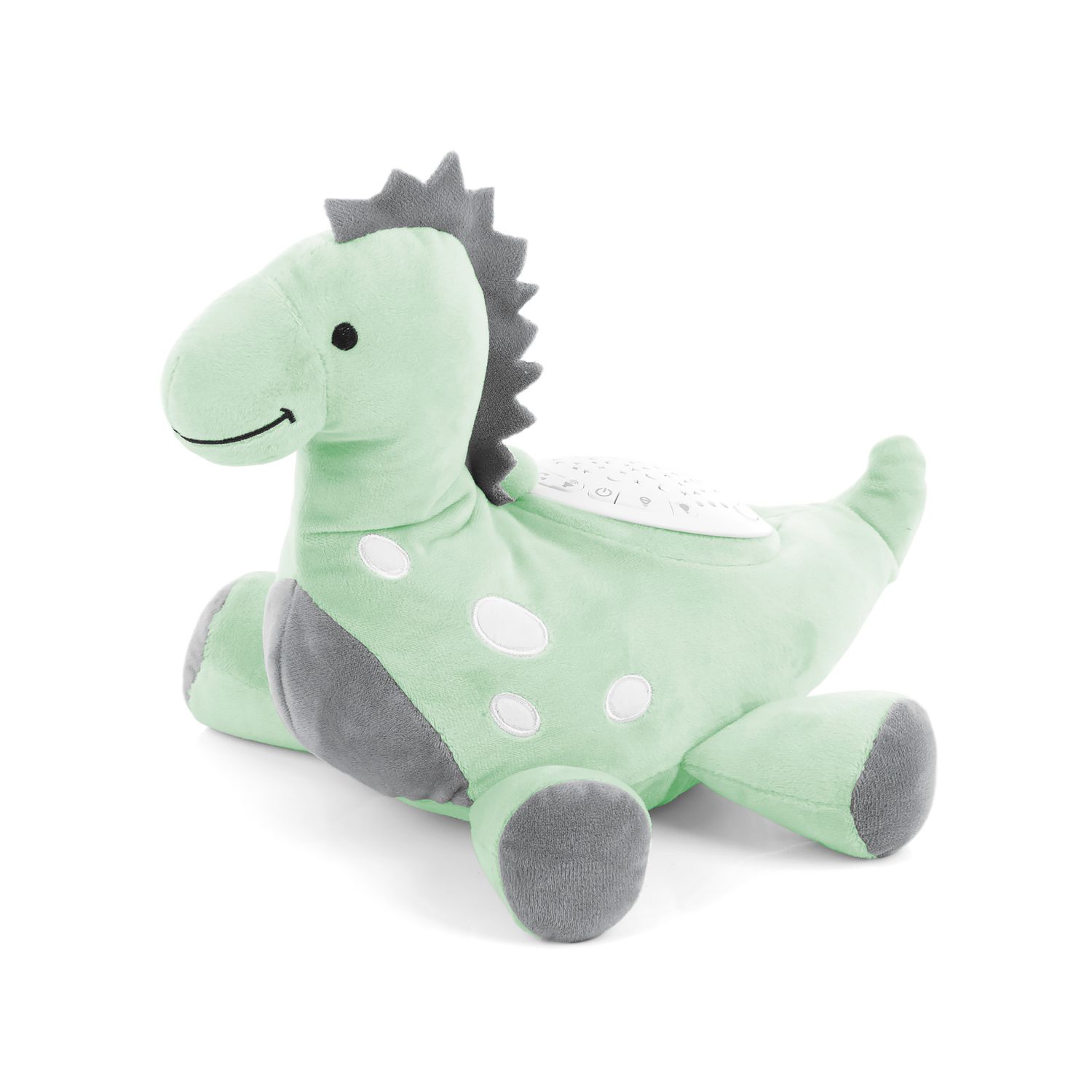 Chipolino Musik Plüschtier Dino 12 Melodien Lautstärkeregelung Timer Projektor grün