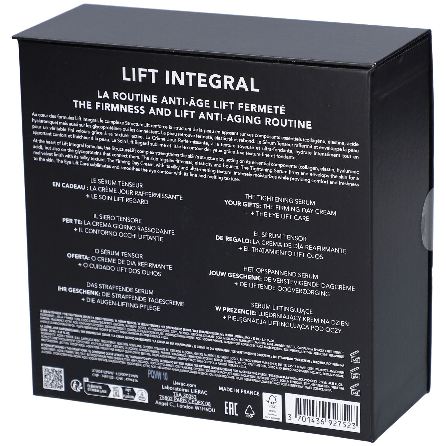 LIERAC LIFT INTEGRAL X-Mas Set Serum + R.Creme