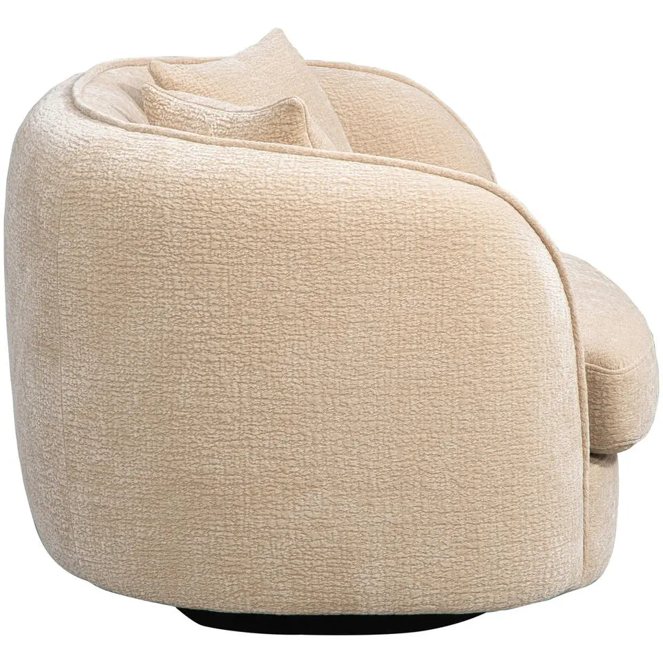 Draaibare Loveseat Enzio - stof Elephant - beige
