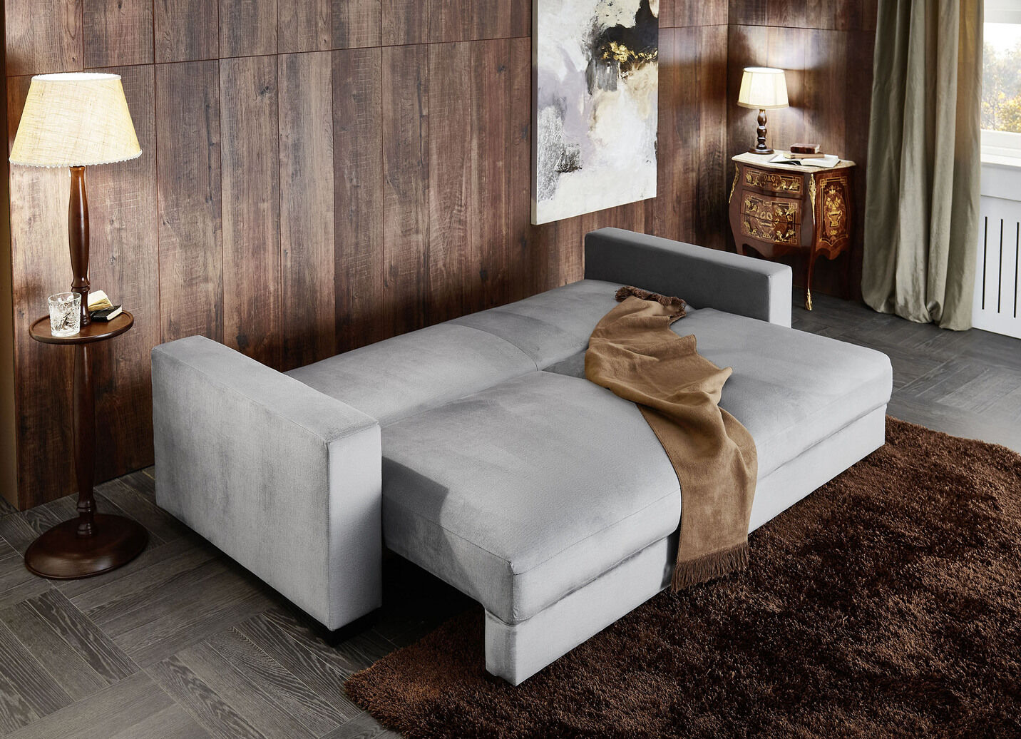 Schlafsofa mit bequemer Schaumstoffpolsterung