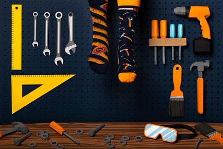Many Mornings Sokken Gereedschap R101-The Handyman kopen