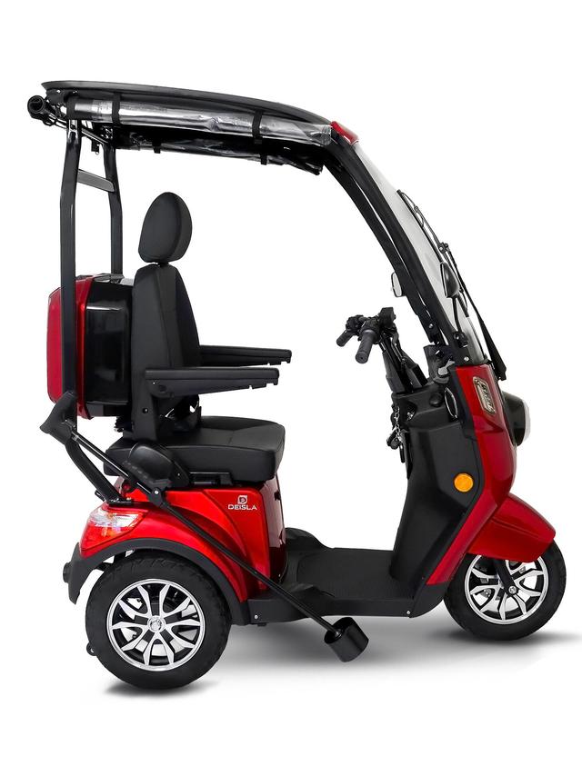 Kabinenroller Premium mit dem Dach und Wetterschutz, 1000 W, 25 km/h