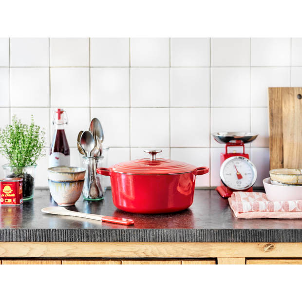 BK Bourgogne Braadpan - Ø 20 cm - Chili Red