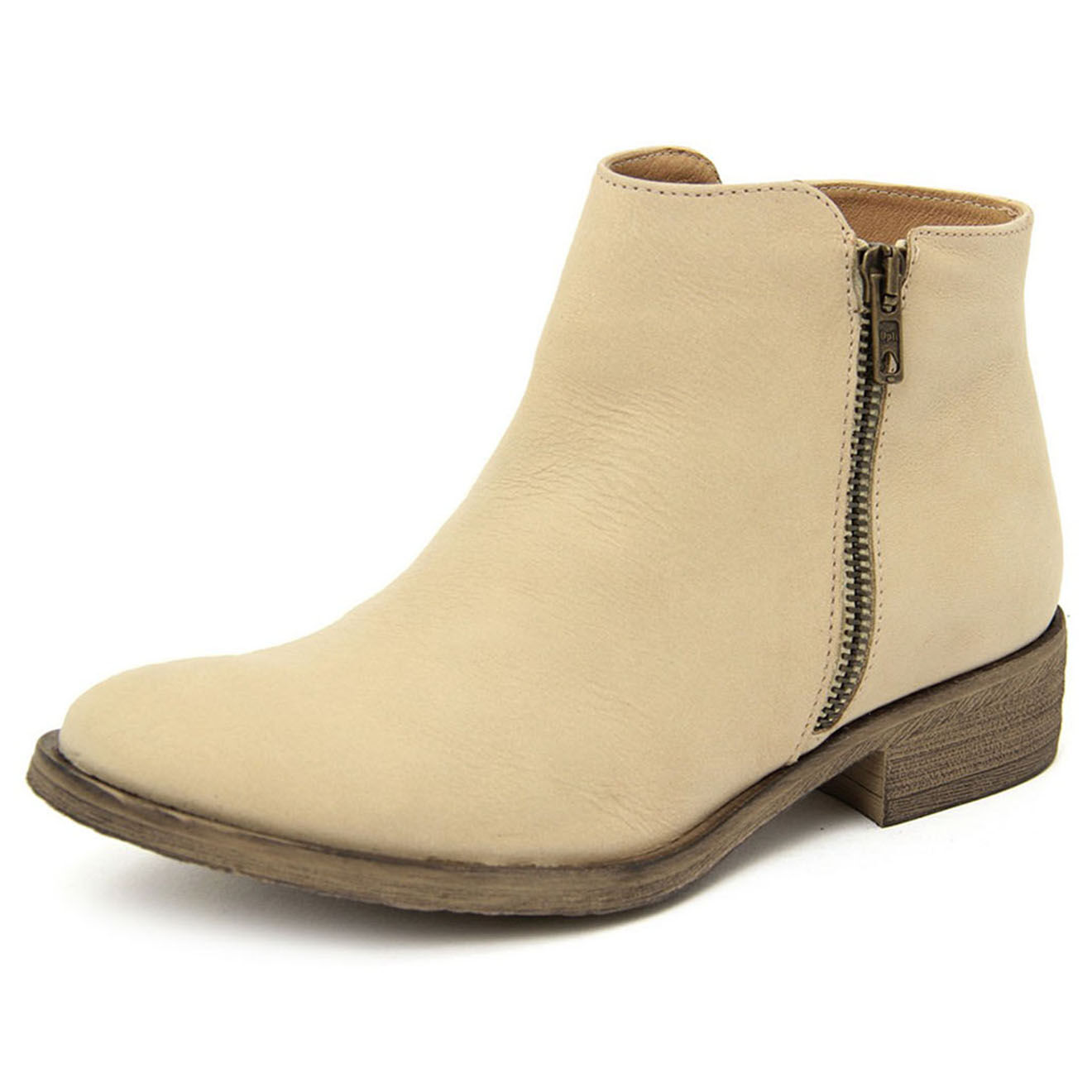 Lab78 Bottines en Cuir Diamond sable - Talon 3.5 cm
