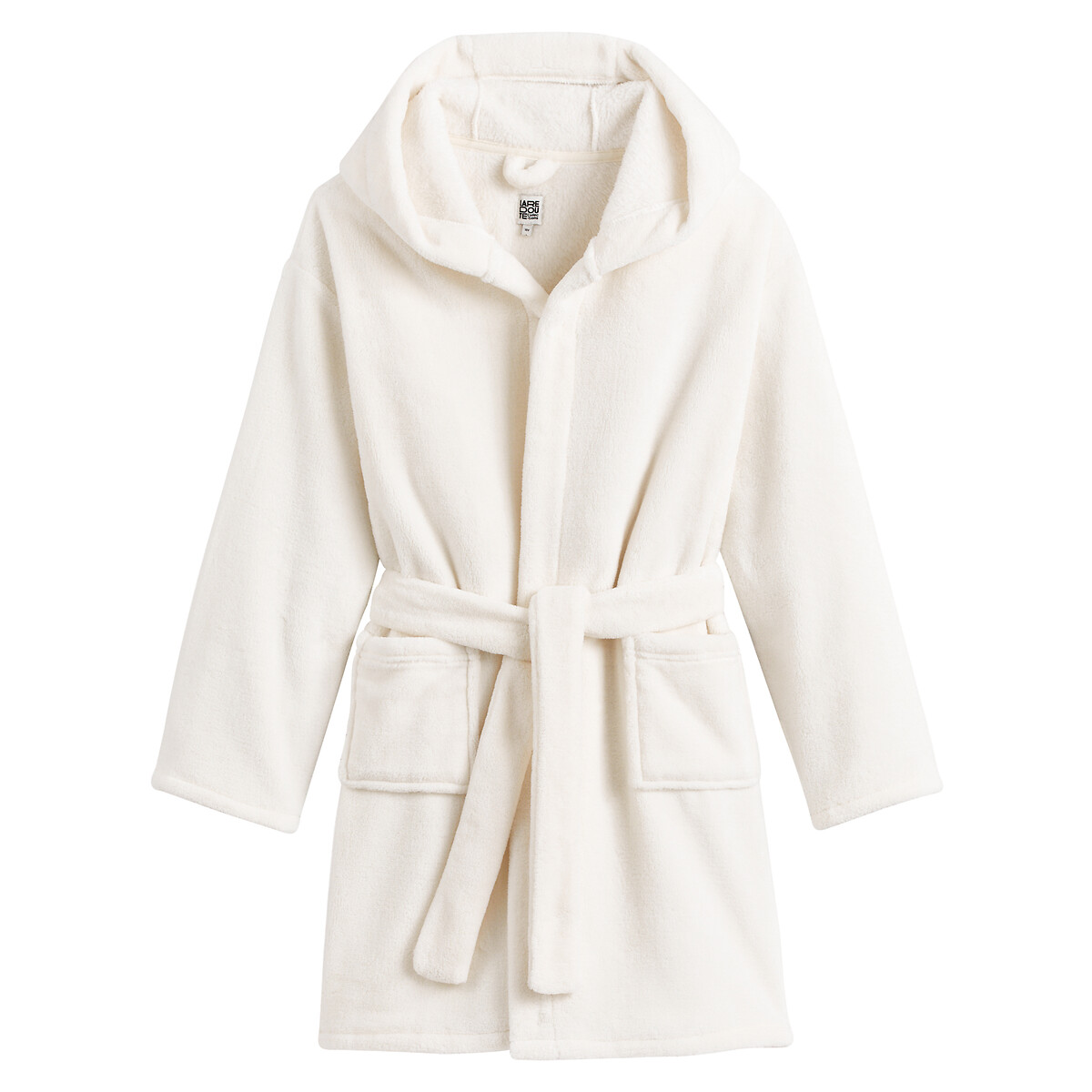 COLEÇÕES LA REDOUTE<br>Robe com capuz, tecido macio de lã