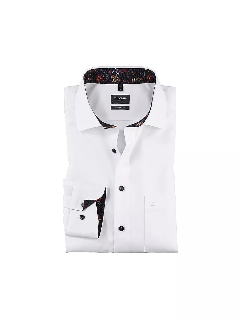 OLYMP Hemd Modern Fit weiss