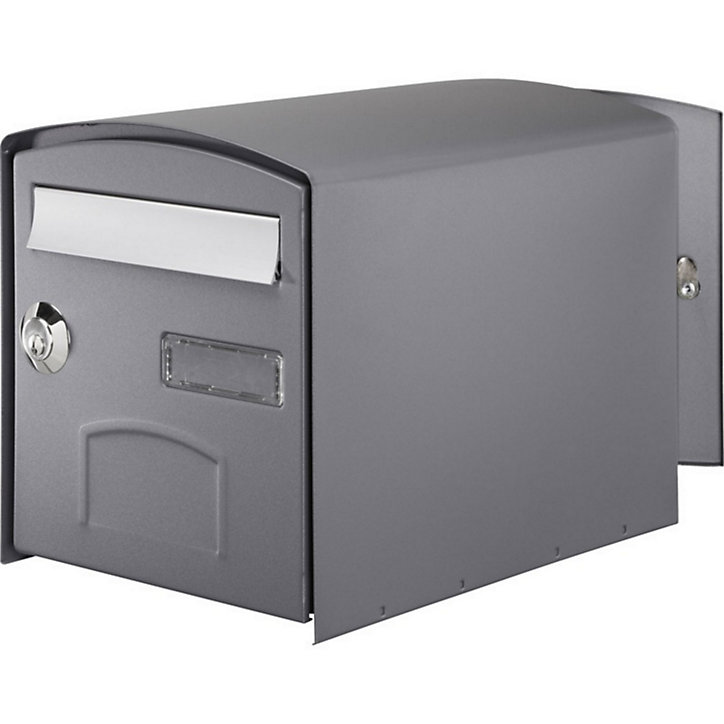 Boîte aux lettres 2 portes Decayeux Dôme Gris Ral 7021