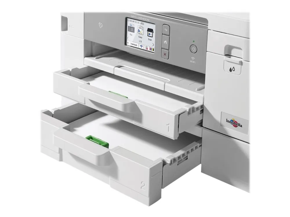 Brother MFC-J4540DWXL - Multifunktionsprinter - farve - blækprinter - A4/Legal (medie) - op til 13 spm (kopiering) - op til 20 spm (udskriver) - 150 ark - 14.4 Kbps - USB 2.0, LAN, Wi-Fi(n), NFC