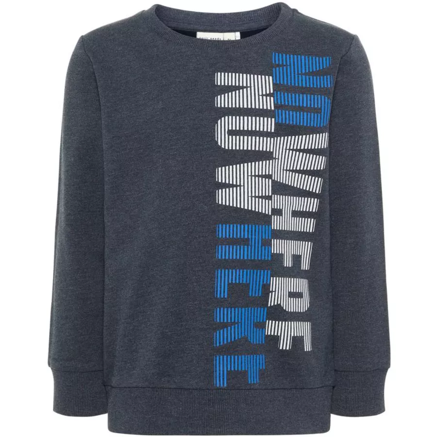 name it Boys NMMVALEXANDER Sweatshirt dark sapphire