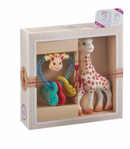 Coffret naissance Sophie la Girafe avec Hochet coeur - VULLI
