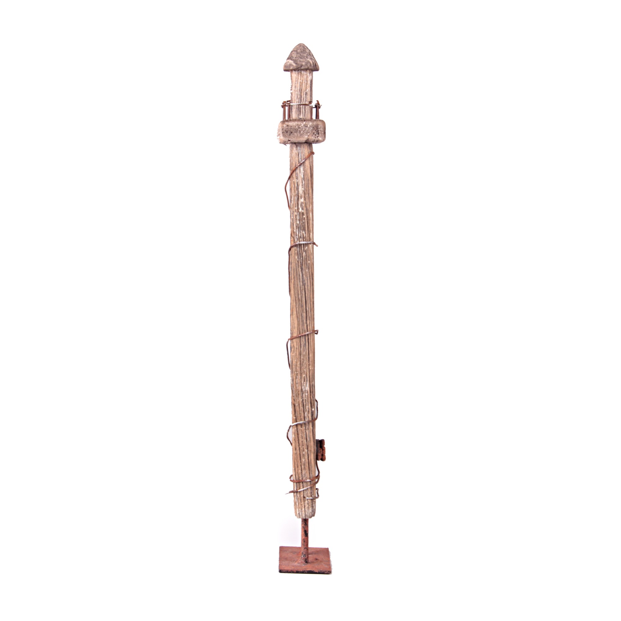 Leuchtturm, mit Standfuß, L 3 cm, B 8 cm, H 40 cm von fischer's lagerhaus