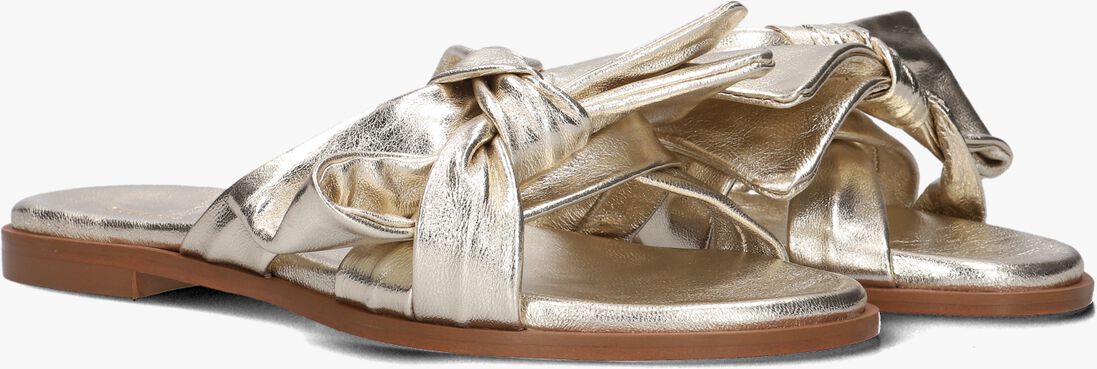 gouden stefano lauran slippers 24153