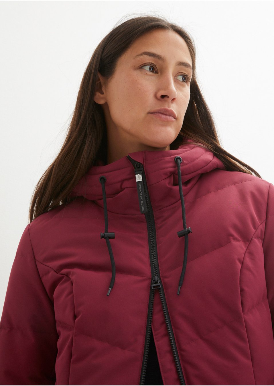 Veste outdoor avec duvet recyclé