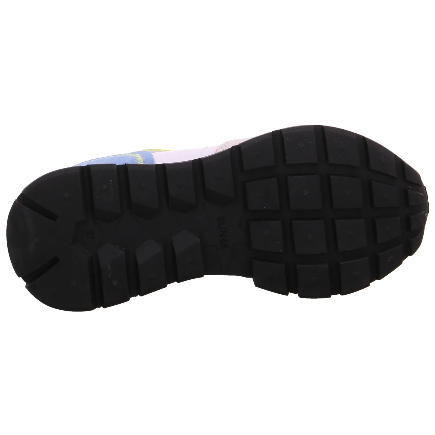 SUN68 Sneaker Weiss Leder  mit Wechselfussbett