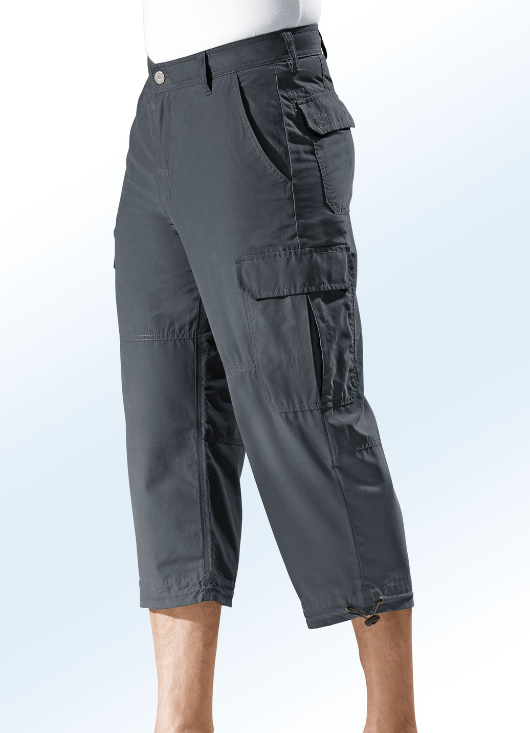 Long-Bermudas aus reiner Baumwolle in 4 Farben
