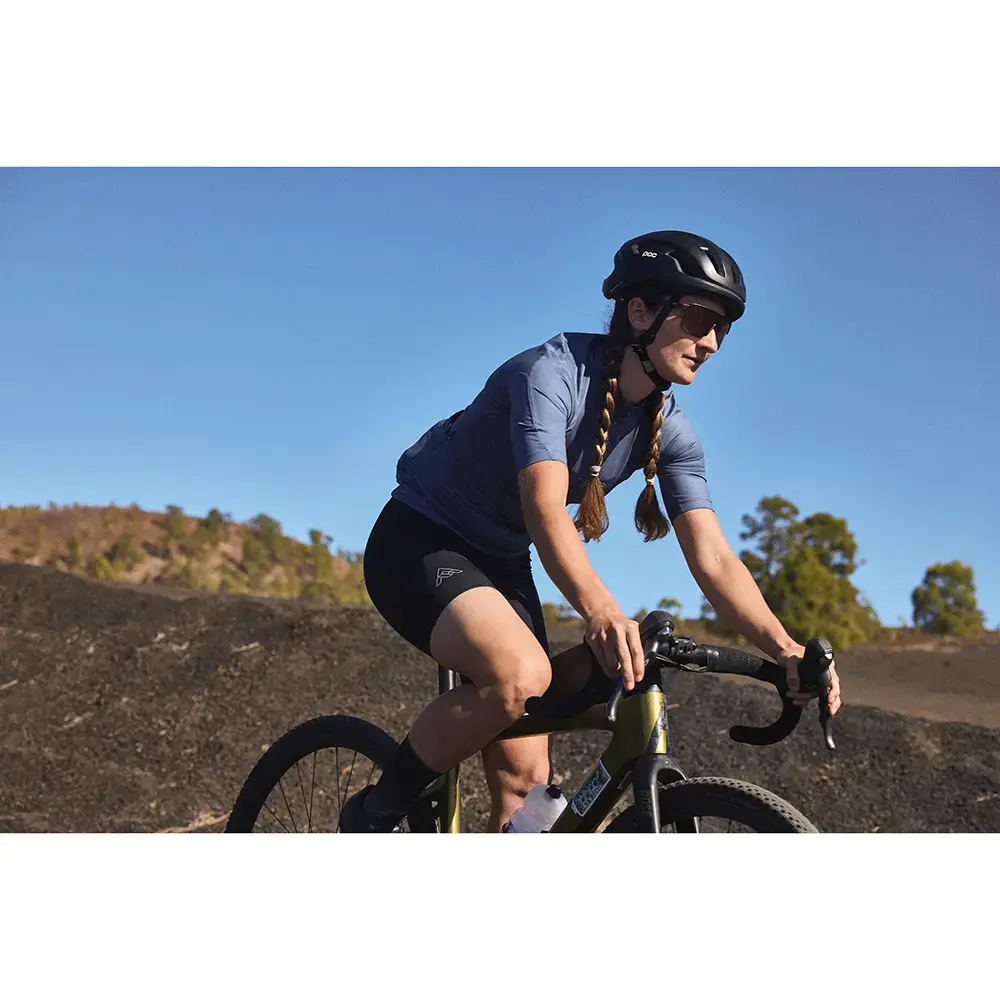 7mesh Atlas Fietsshirt Korte Mouwen Blauw Dames