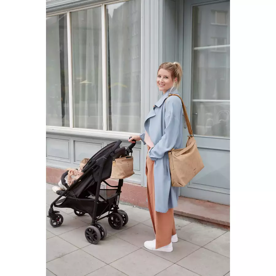 LÄSSIG Kinderwagentasche Tender für Buggy Organizer camel