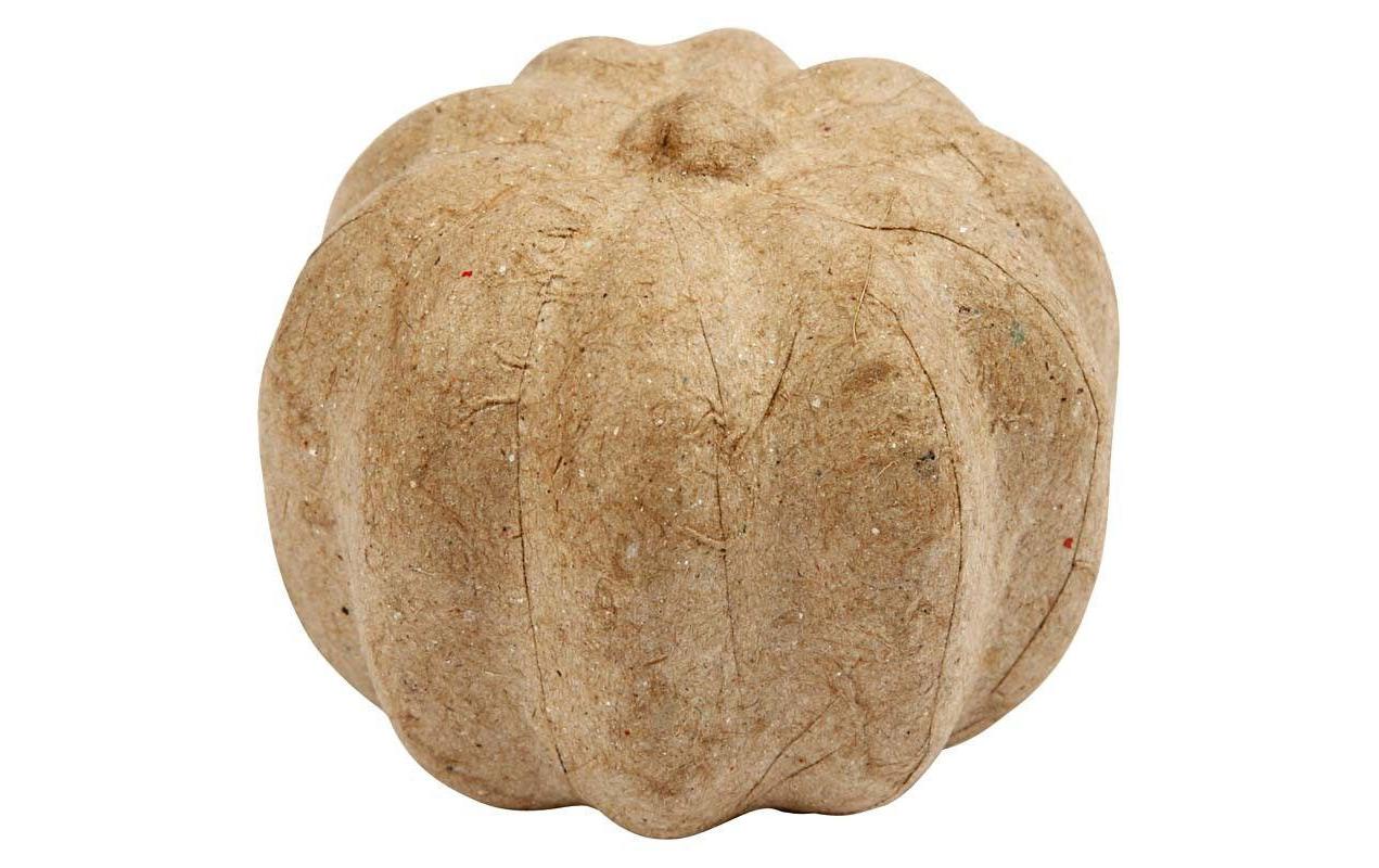 Pappartikel 4.5 x 6 cm, 10 Stück KürbisPappkürbis für die Herbstdekoration