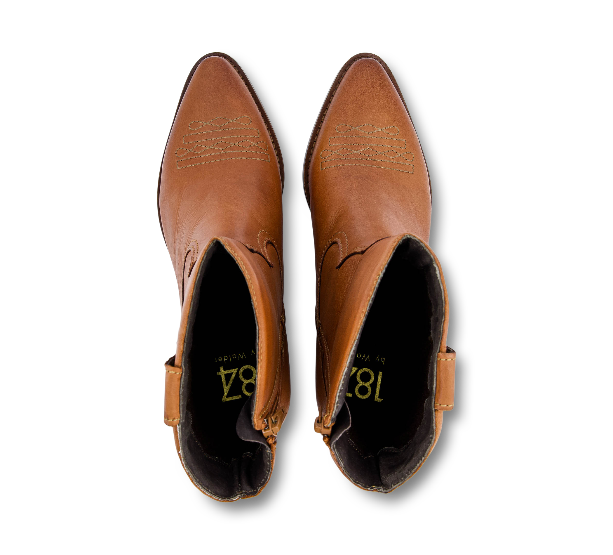1874 by Walder Klassische Stiefelette braun
