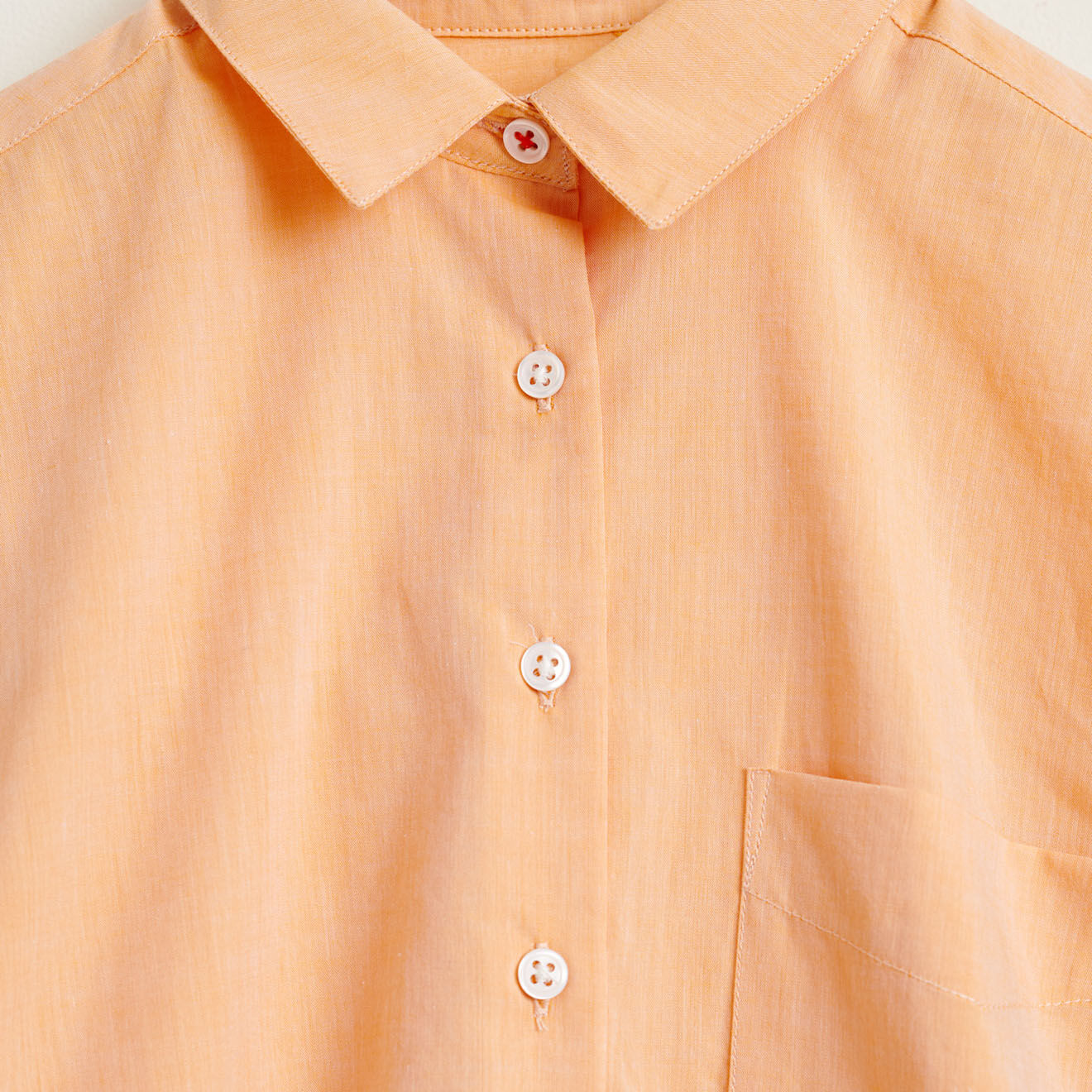 Bellerose Chemise Ave en Coton orange