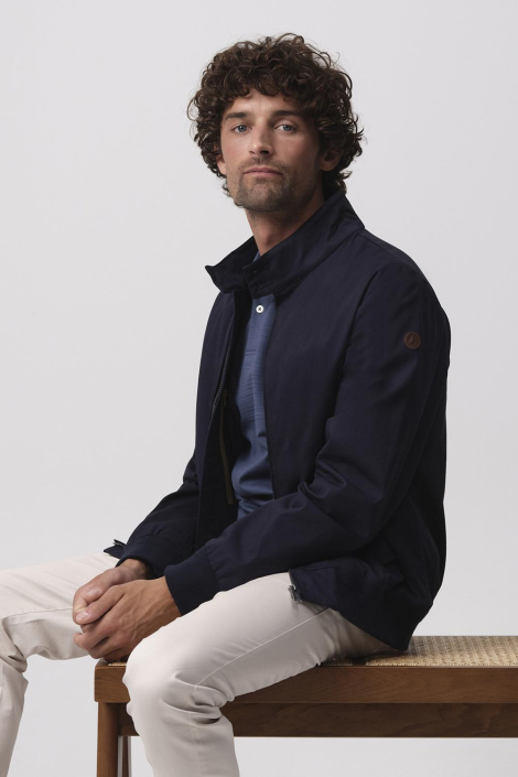 Campbell blauwe heren jas