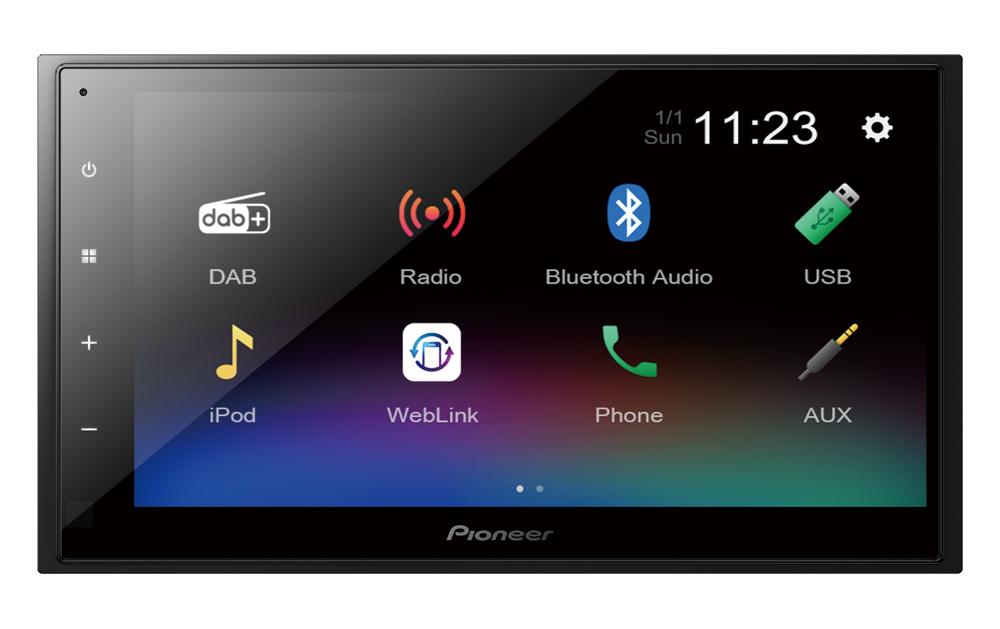 Mediareceiver DMH-A340DAB 2 DIN<br>2-DIN-Autoradio 6.8