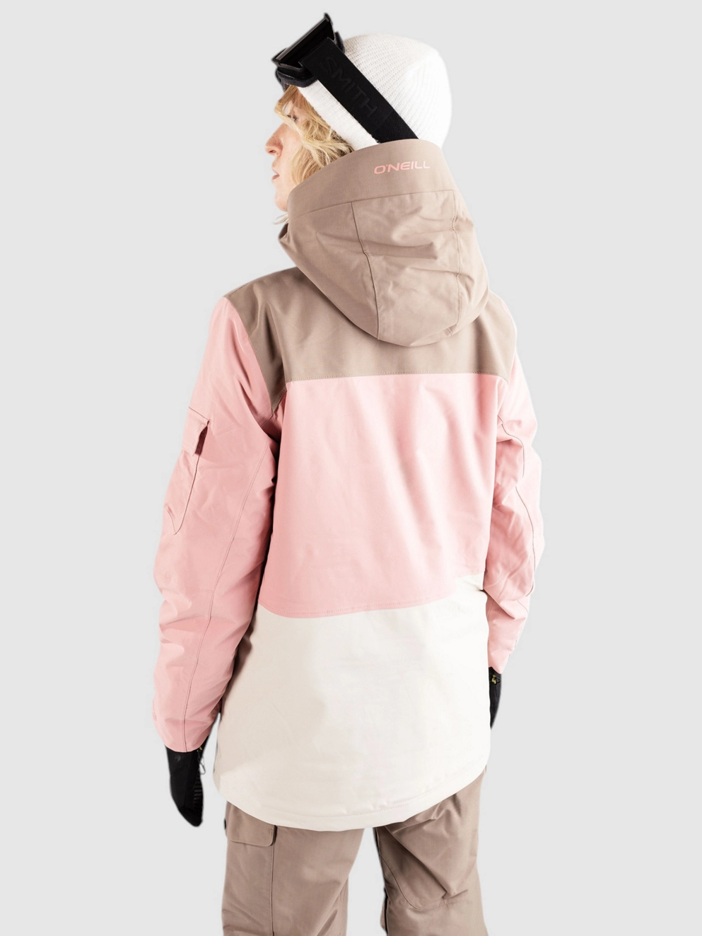 O'Neill Utility Pro Hybrid Jacket genuine pink colour block