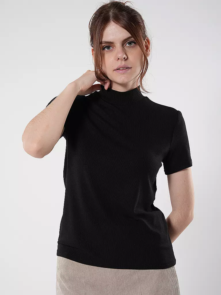 SOMEDAY Rollkragenshirt KARLUSIA schwarz