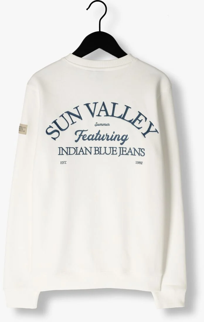 INDIAN BLUE JEANS witte indian blue jeans sweater sweater sun valley