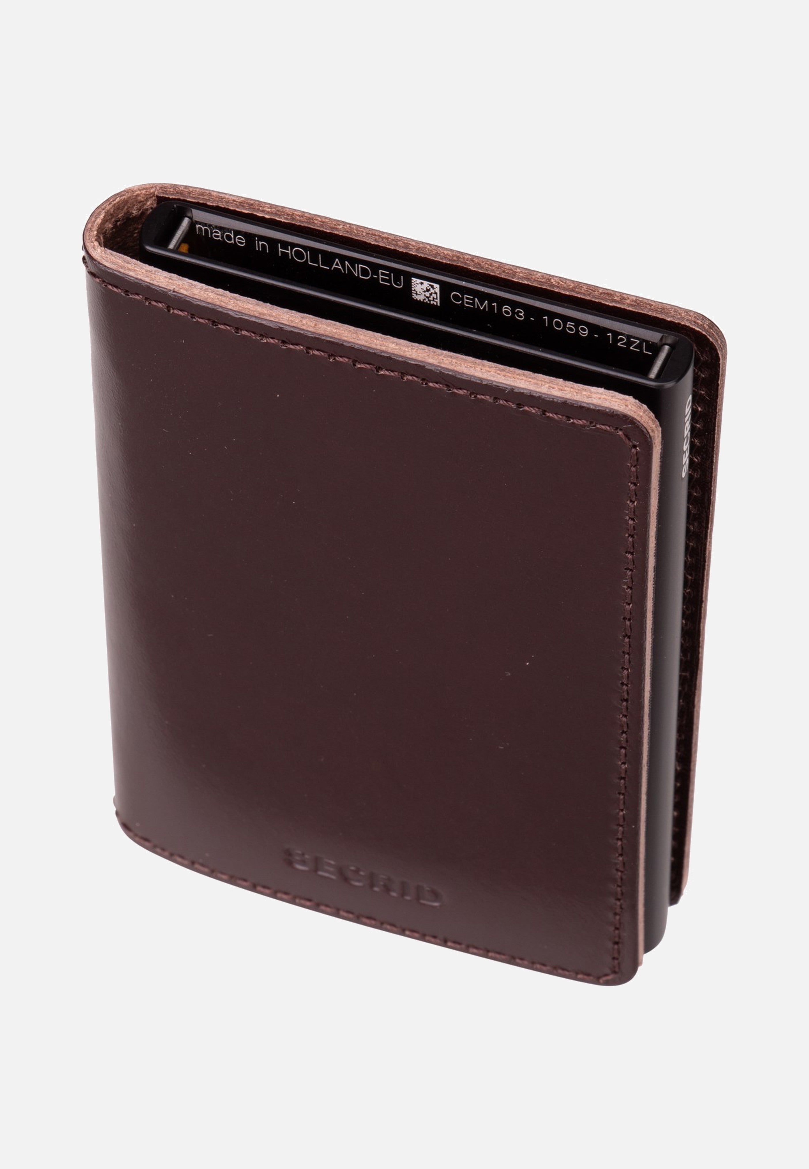 Slimwallet Dusk Dark Brown+ - Portemonnaie