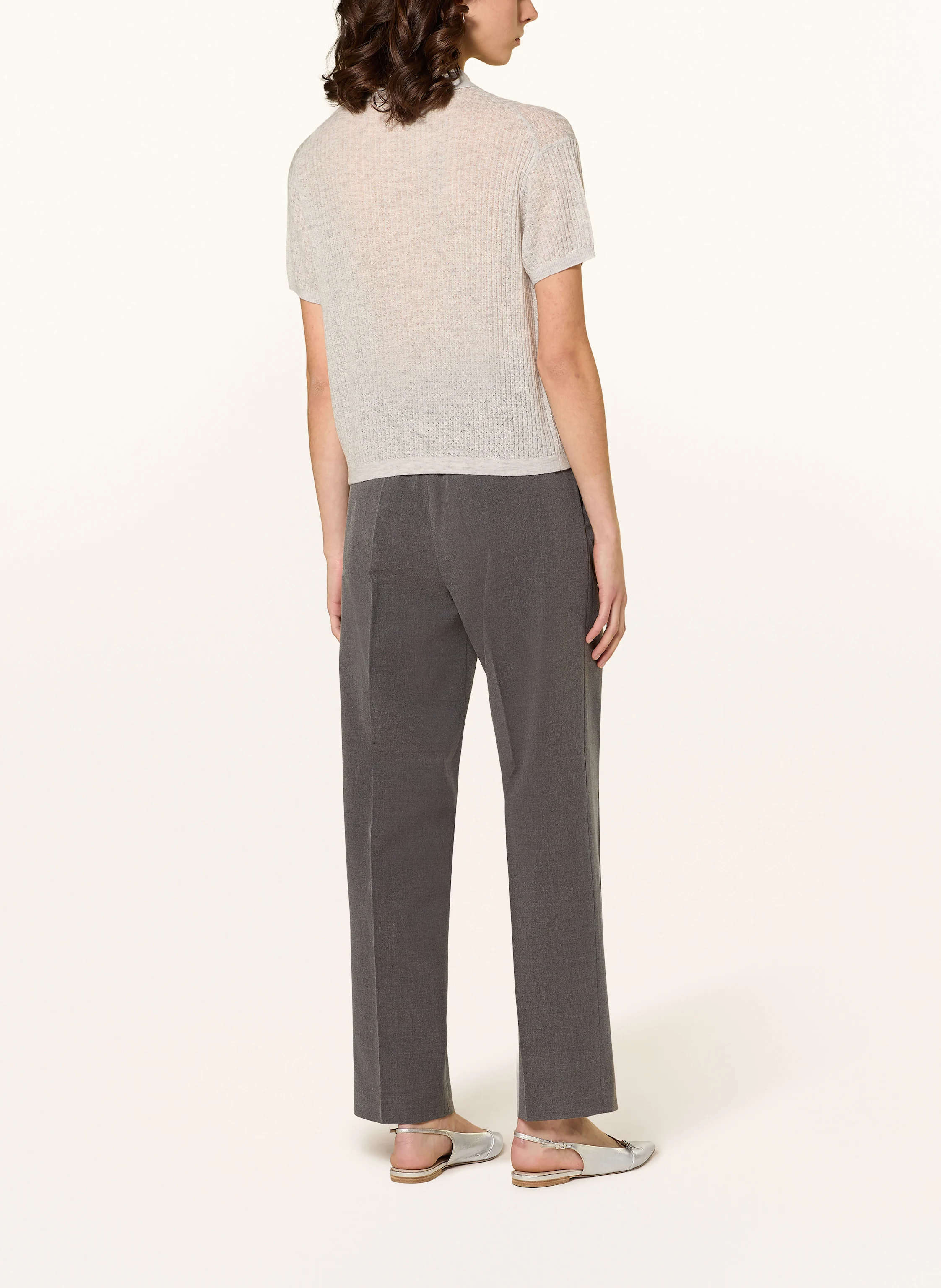 MRS & HUGS Strick-Poloshirt mit Cashmere
