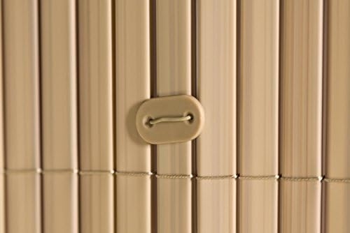 Sichtschutzmatte PVC Befestigungs-Kit 100 Stk. Bambusoptik