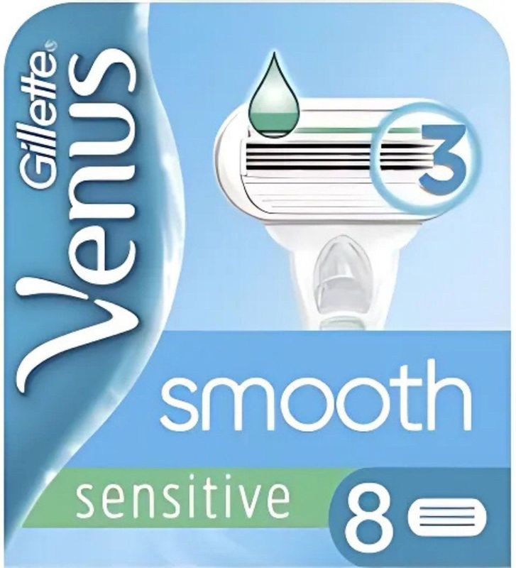 Gillette Venus Smooth Sensitive Scheermesjes 8 Stuks