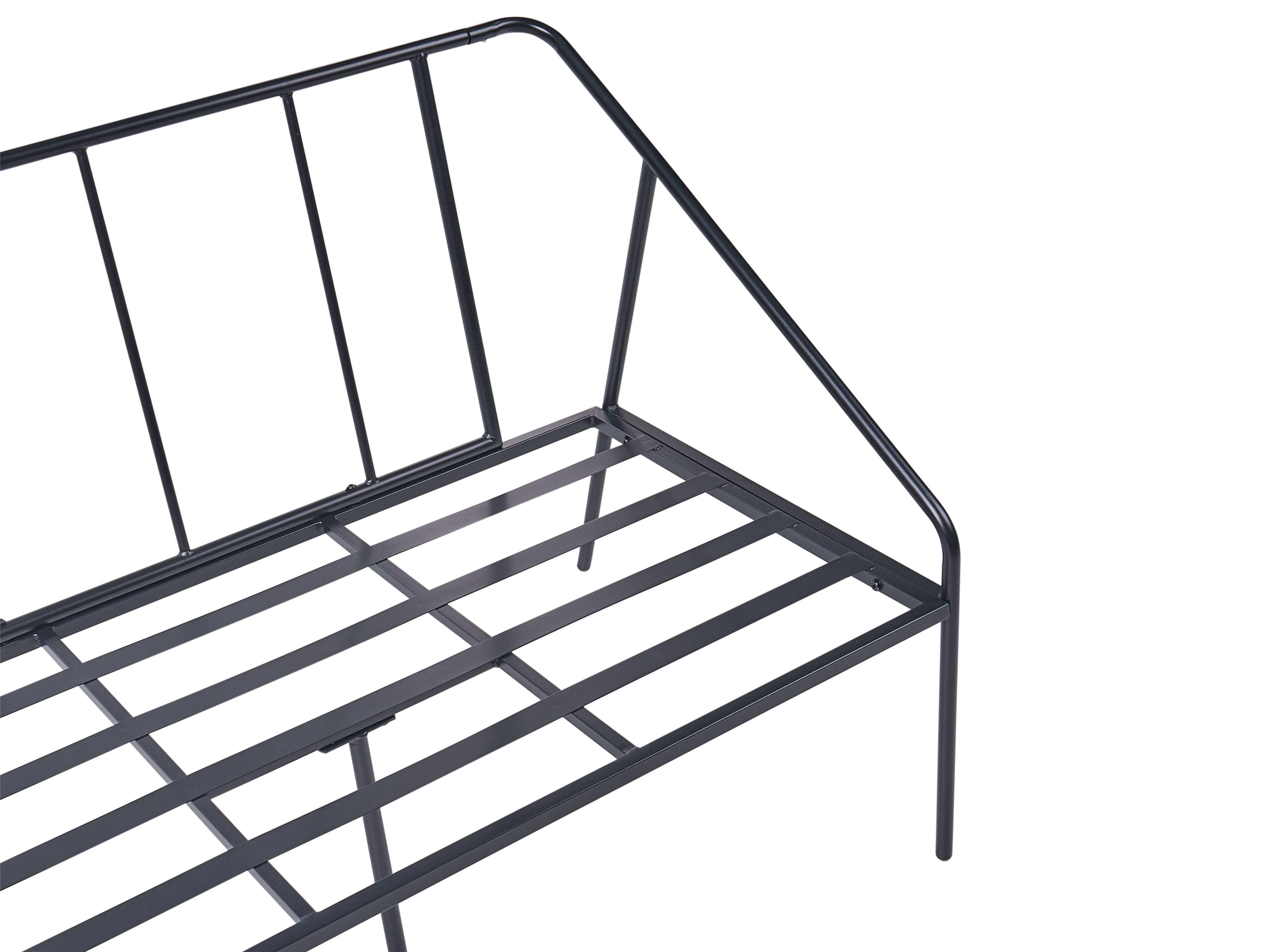 Loungeset met tafel 4-zits USTICA Metaal Zwart