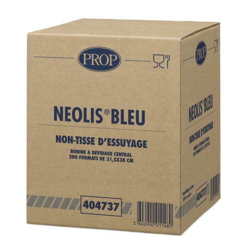 Essuyage non tissé Néolis bleu 31,5 x 38 cm Paredes