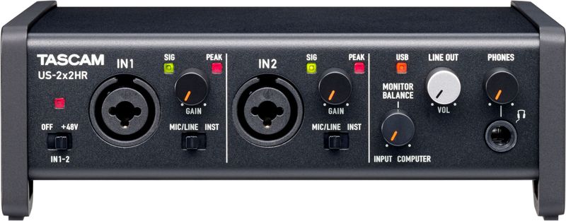 Tascam - US-2x2HR - Audio Interface - USB - 2 Ingangen