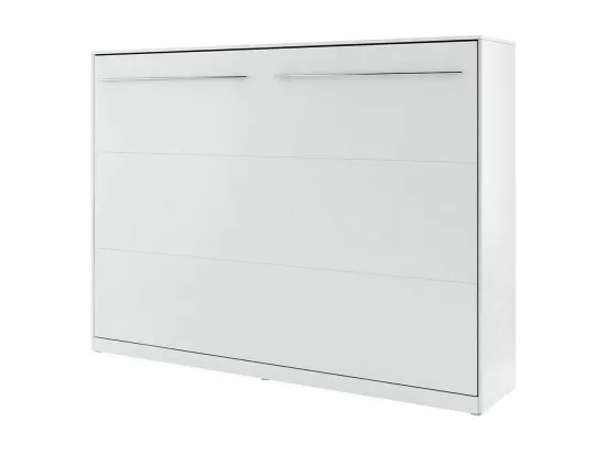 Lit escamotable Concept Pro Lenart Levfere 165, Double, Blanc, 140x200, Stratifié, 177cm