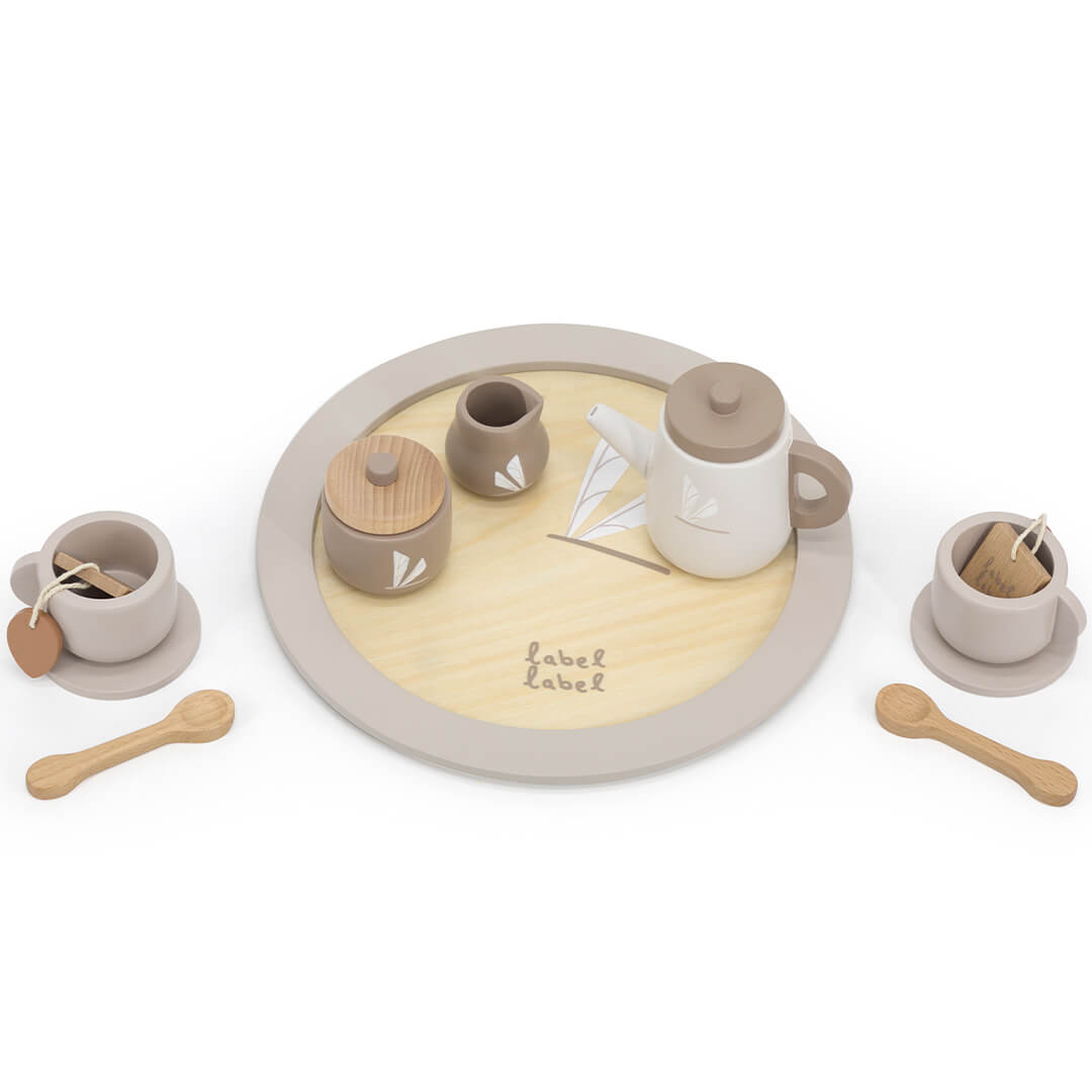 Label label theeservies nougat - 14-delig