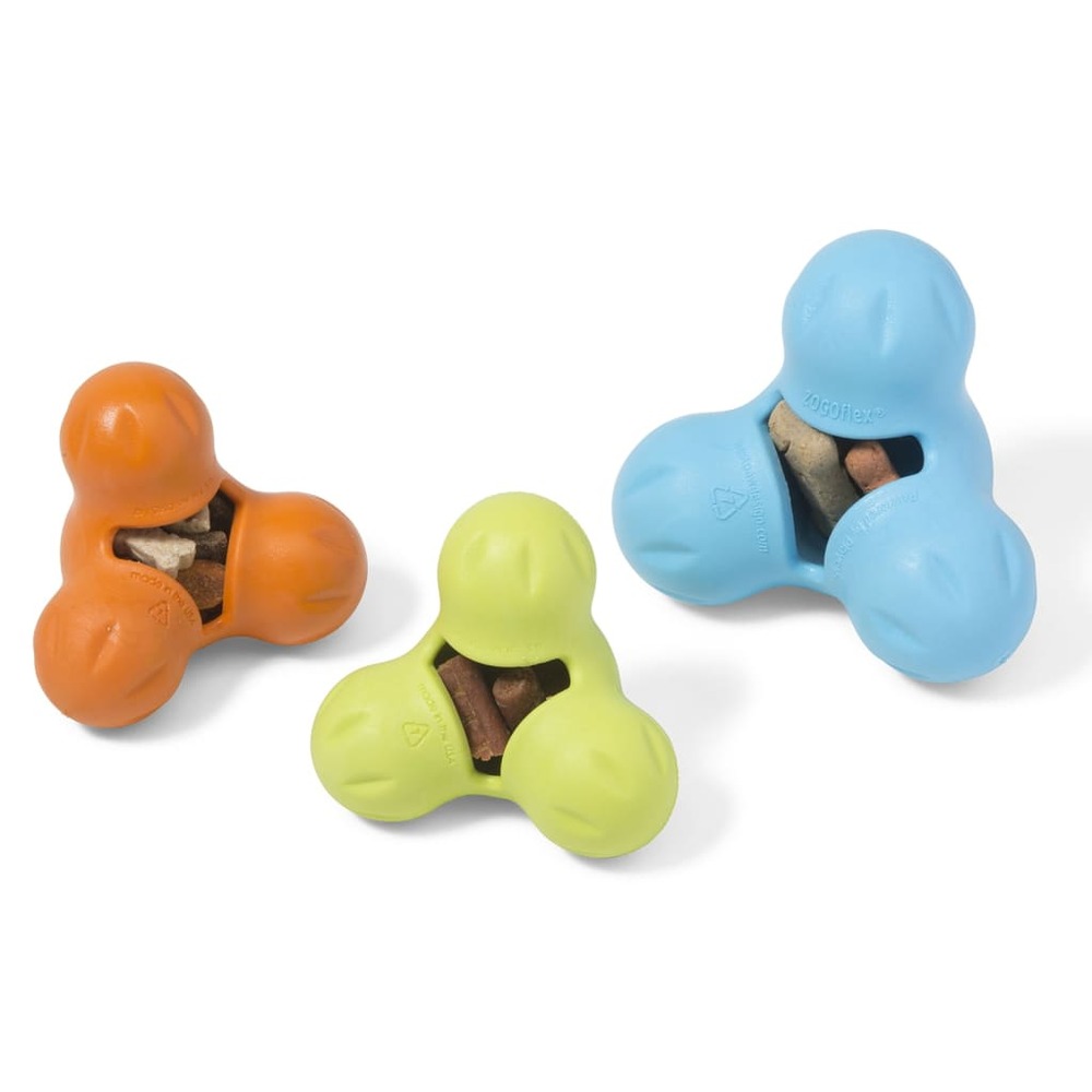 Jouet pour chiens avec zogoflex tux orange mandarine l